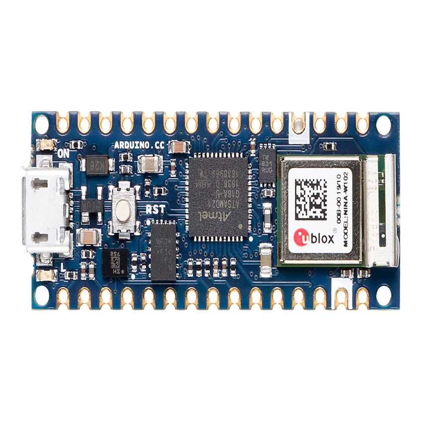 Placa de Desarrollo IoT / Arduino Nano 33 IoT / Cortex-M0+ SAMD21 / Wi-Fi + Bluetooth / Chip Criptográfico ATECC608A / IMU 6 Ejes / Compatible Arduino IDE