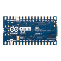 Placa de Desarrollo IoT / Arduino Nano 33 IoT / Cortex-M0+ SAMD21 / Wi-Fi + Bluetooth / Chip Criptográfico ATECC608A / IMU 6 Ejes / Compatible Arduino IDE