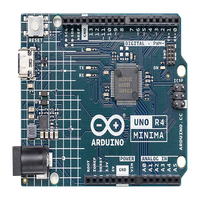 Placa Desarrollo Arduino UNO R4 Minima / Microcontrolador Renesas RA4M1 32-bit Cortex-M4 / 48 MHz / 256 kB Flash / 32 kB SRAM / 14 Digital I/O / 6 Analog Inputs / USB-C / Compatible con Shields UNO