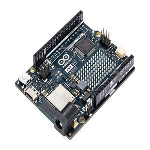 Placa de Desarrollo Arduino UNO R4 WiFi / Microcontrolador 32-bit RA4M1 Arm Cortex-M4 48 MHz / ESP32-S3 WiFi 4 y Bluetooth 5 / 256 kB Flash + 32 kB SRAM / Matriz LED 12x8 / DAC 12-bit / Compatibilidad Shields UNO