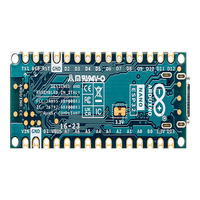 Placa Desarrollo Arduino Nano ESP32 / Microcontrolador ESP32-S3 Dual-Core 240 MHz / Wi-Fi 4 802.11 b/g/n + Bluetooth LE 5.0 / 16 MB Flash Externa + 8 MB PSRAM / Compatibilidad Arduino Cloud + MicroPython / USB-C + Conectividad IoT