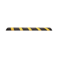 Reductor D / Velocidad / 183cm / 5 lineas amarillas / Hule Reciclado.