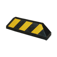 Tope Vehicular 55cm / Para Camion / Estacionamiento / Color Negro-Amarillo.