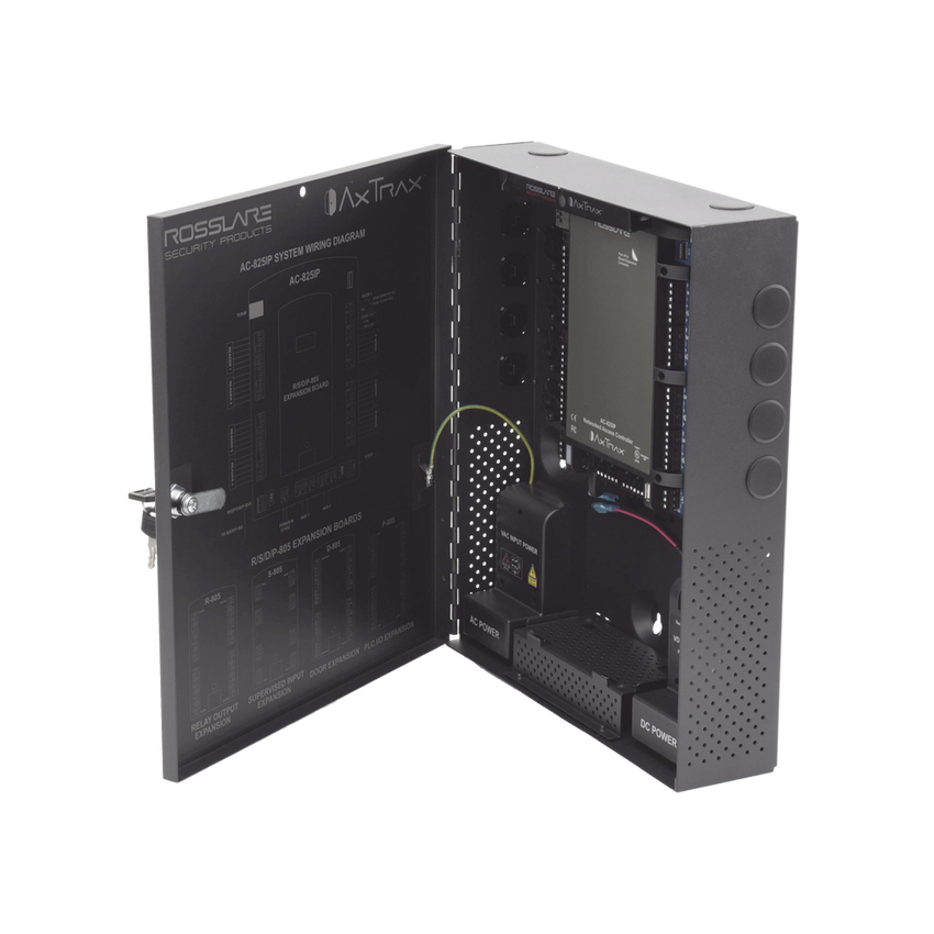 Controlador de acceso para 4 lectoras / Expandible a 56 Lectoras / Compatible con Sistema de Elevadores / 100,000 Usuarios