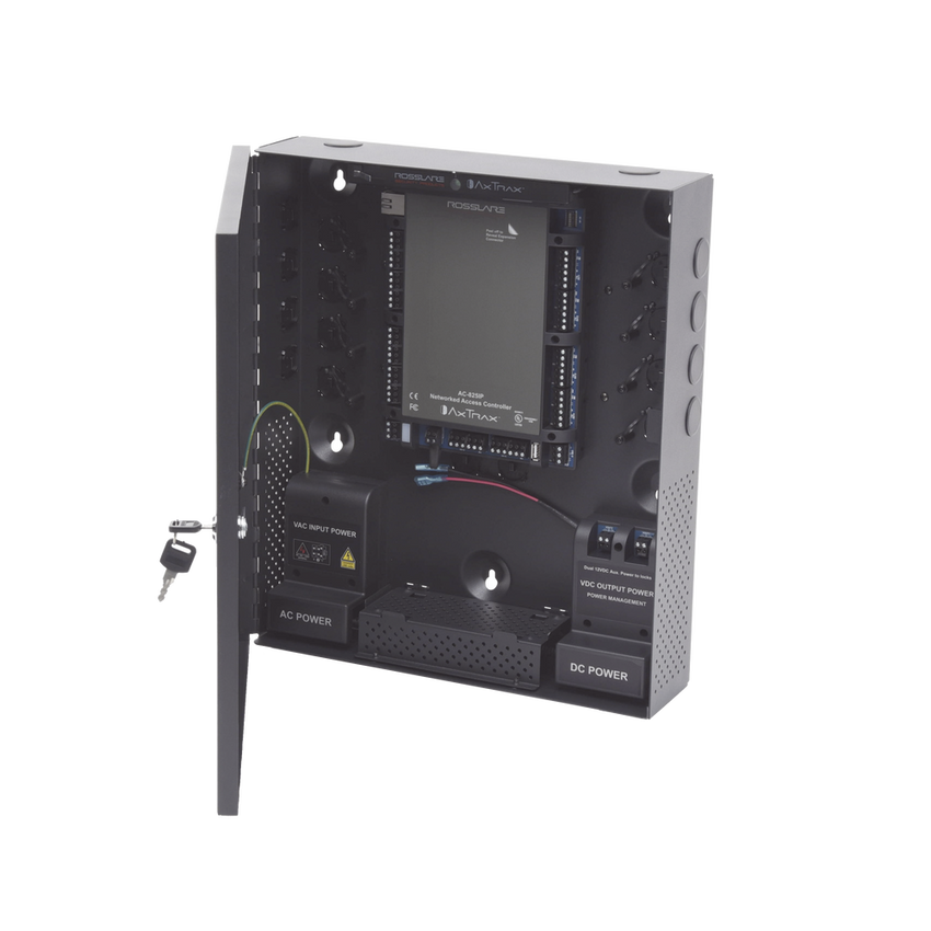 Controlador de acceso para 4 lectoras / Expandible a 56 Lectoras / Compatible con Sistema de Elevadores / 100,000 Usuarios