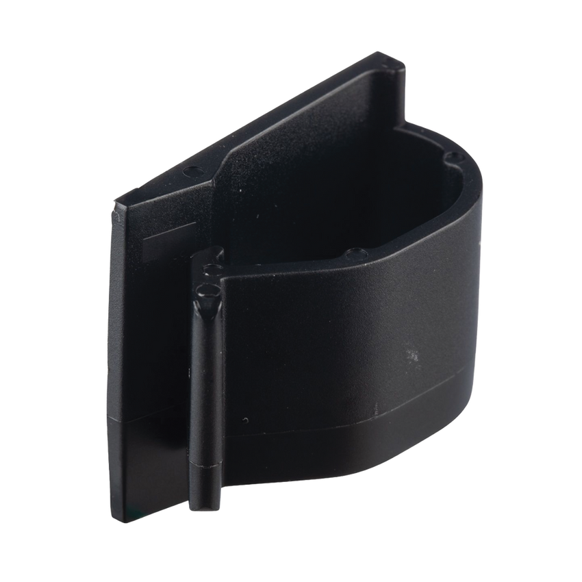 Clip de Nylon 6.6 con Adhesivo, Para Cables de Hasta 15.8 mm de Diámetro, Uso Interior/Exterior, Color Negro, Paquete de 100pz
