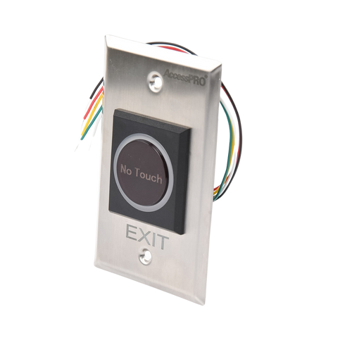 Botón de Salida sin Contacto con Control Remoto / Iluminación LED / Distancia de Detección Touch Ajustable