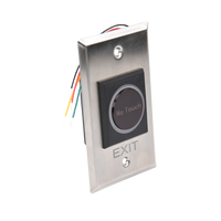 Botón de Salida sin Contacto con Control Remoto / Iluminación LED / Distancia de Detección Touch Ajustable