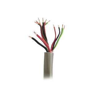 Bobina de 152 Metros (500 Pies) de Cable Compuesto de, 6 y 4 Conductores Calibre 22 y 2 Conductores Calibre 18, para Aplicaciones de Control de Acceso