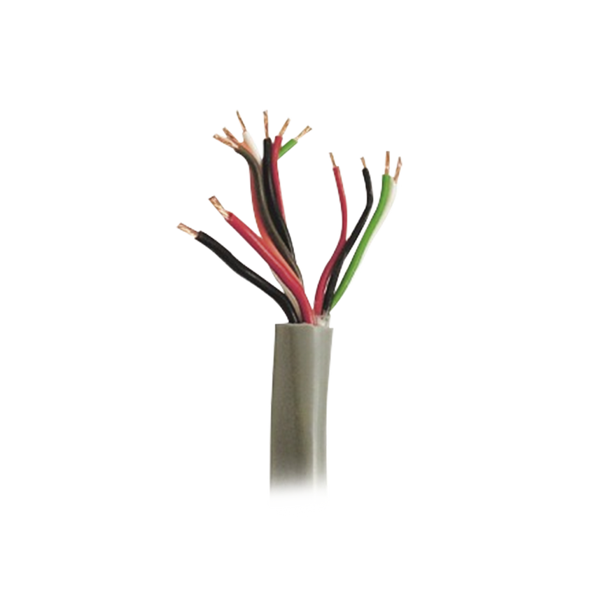 Bobina de 152 Metros (500 Pies) de Cable Compuesto de, 6 y 4 Conductores Calibre 22 y 2 Conductores Calibre 18, para Aplicaciones de Control de Acceso
