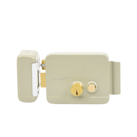 Cerradura Eléctrica con Botón de Salida / Incluye Llave  / Exterior / Izquierda