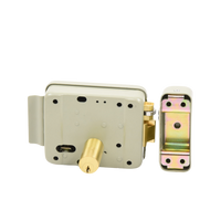 Cerradura Eléctrica con Botón de Salida / Incluye Llave  / Exterior / Izquierda