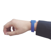 Brazalete de PROXIMIDAD  125 Khz (TIPO EM), 74 mm   Diametro, color azul