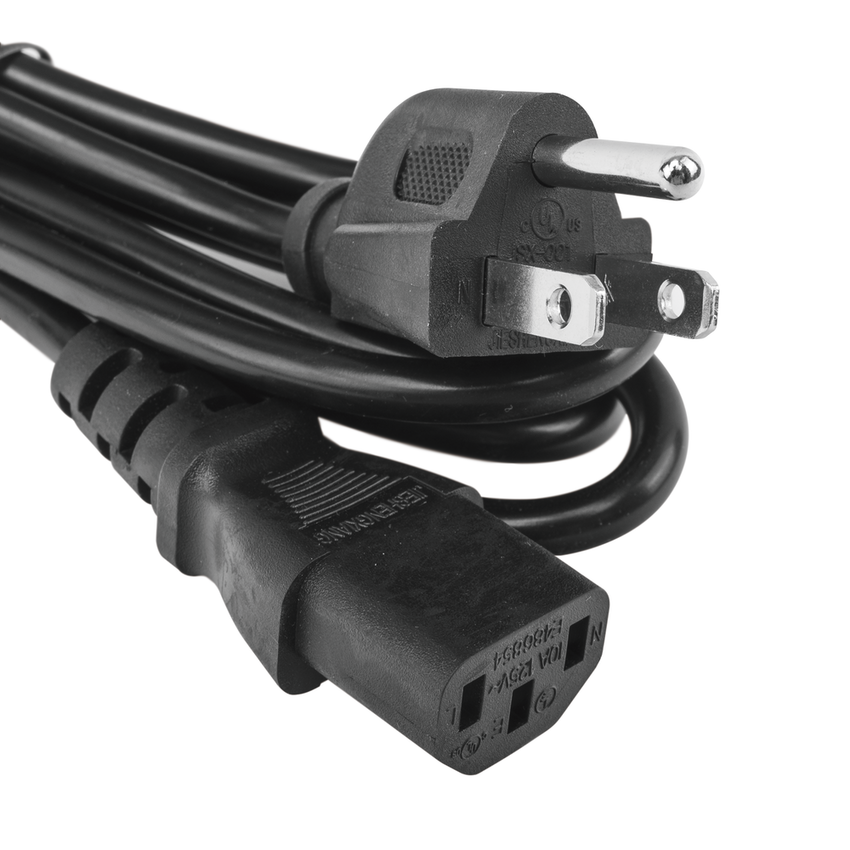 Cable de Alimentación Eléctrica para 120-240 Vca | 1.8 Metros (5.91 Pies)