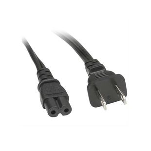 Cable de Alimentación Eléctrica para 120-240 Vca / 1.8 Metros (5.91 Pies) / 2 Líneas