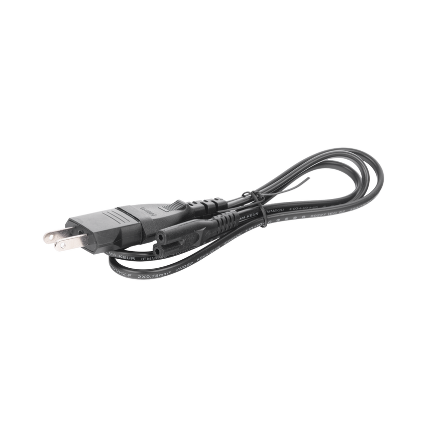 Cable de Corriente Bifásico Conector Tipo 8 (1 Metro (3.28 Pies))