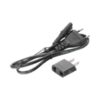 Cable de Corriente Bifásico Conector Tipo 8 (1 Metro (3.28 Pies))