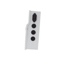 Fuente de Poder / 1 Salida 11-15 Vcc /  5 A / Temporizador Integrado / Con Capacidad de Batería de Respaldo / Requiere Batería / Aplicaciones en sistemas de control de Acceso