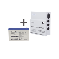 Kit / Fuente  regulada de 11 - 15 V @ 5A / Capacidad de respaldo / Modelo  ACPST1205 + Batería incluida LK712