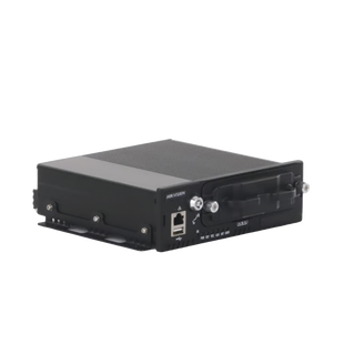 DVR Móvil 1080p (2 Megapixel) / 4 Canales TURBO / Sensor G / Compatible IA / Soporta 2 HDD / Alarmas I/O / Salida de Video / Incluye 1 SSD de 1 TB