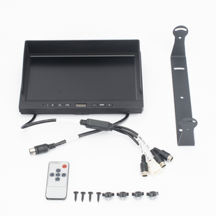 Monitor y Botones de 10.1" LCD / Compatible con DVR Móvil HIKVISION / Conector VGA