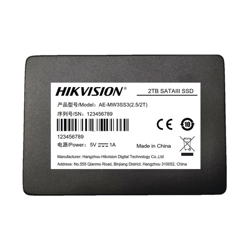 SSD PARA Videovigilancia Móvil / 2 TB / 2.5" / Alto Performance / Uso 24/7 / Resistente en Alta Temperaturas