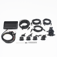 Sistema de Monitoreo Local / 4 Cámaras 1080p para Exterior (IP68) y Pantalla LCD de 7" a Color / Memoria Micro SD de 64 GB (Expandible a 512 GB) / Soporta Cambio de Cámara al Dar Reversa al Vehiculo / Accesorios de Instalación