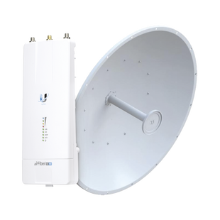 Airfiber Kit AF5X-HD con Antena Fiber 34 dBi Slant-45