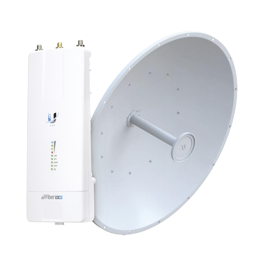 Airfiber Kit AF5X-HD con Antena Fiber 34 dBi Slant-45