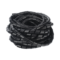 Agrupador de cable negro, 24mm X 10mts (4700-06272)