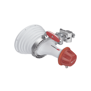 Antena Sectorial Asimétrica, apertura 20 grados tipo cuerno 20.5 dBi 5180-6000 MHz conectores tipo N hembra