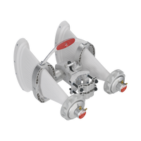 Antena Sectorial Asimétrica de 90° 4900 - 7125 MHz, 15 dBi con soporte mejorado, listas para TwisPort sin pérdida