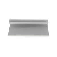 Clip Adhesivo Tipo J, Para Cables de Hasta 6.4 mm de Diametro, Uso Interior, Color Gris, Paquete de 100pz