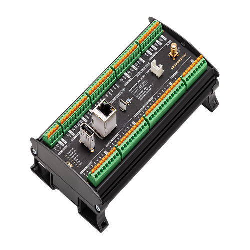 PORTENTA MACHINE CONTROL ,Ideal para aplicaciones en la Industria 4.0 gracias a sus múltiples  puertos de comunicación  y una programación flexible en estándares de PLC o Arduino IDE