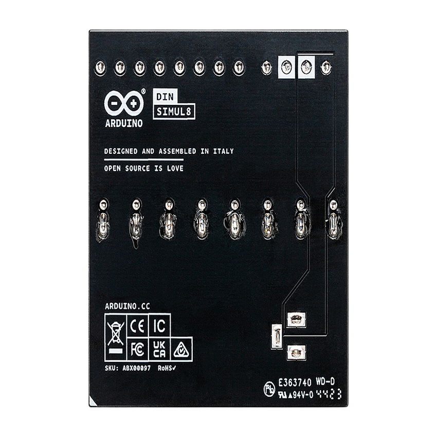 PLC Industrial Arduino Opta / Micro PLC IoT / Dual-core STM32H747XI / 8 Entradas Analógicas-Digitales / 4 Relés 10A / Ethernet + RS485 + WiFi-BLE / Programación Arduino + IEC-61131-3 / IP20