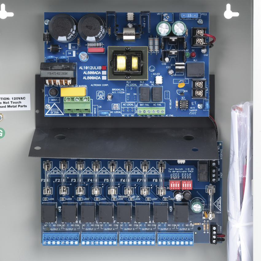 Fuente de Poder con Respaldo, 24 Vcc, 10 A, 240 W, Entrada 115 Vca, Tipo Tarjeta, Salida Única