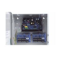 12 Vcc @ 10 A / Fuente tipo control / 16 salidas / capacidad de baterías de respaldo / Requiere batería.