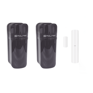 Detector Fotoeléctrico (A baterías) / 0 Falsas Alarmas / Alcance de 60m de Exterior y  350m en interior / Fácil Alineación / Compatible con panel AXPRO/ Incluye DS-PDMC-EG2-WB(B)