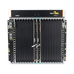 OLT Carrier Class Modular GPON, 16 Ranuras de Servicio, Incluye 1 Tarjeta de Servicio, crecimiento hasta 256 puertos GPON o 128 XGPON, Gestión por UNM2000, CLI, (Incluye Instalación de Software UNM2000)