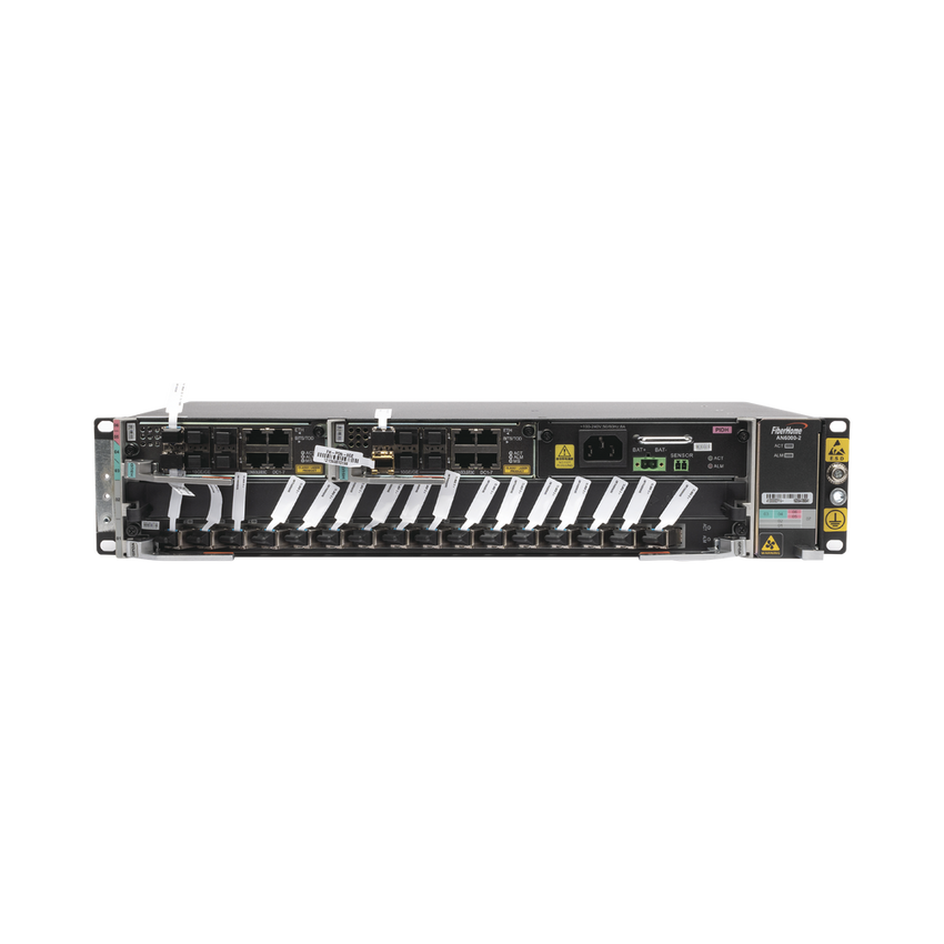 OLT Carrier Class Modular GPON, 2 Ranuras, Incluye 1 Tarjeta GPOA de 16 puertos GPON, 1 Fuente de CA, 2 UR, Gestión por UNM2000, CLI, Incluye Instalación de Software UNM2000, (Interoperabilidad con ONU´s de Terceros sin Costo)