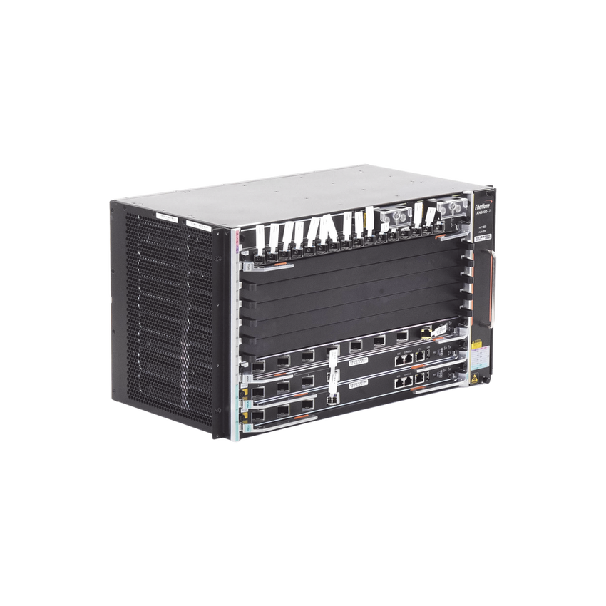 OLT Carrier Class Modular GPON, 6 Ranuras de Servicio, Incluye 1 Tarjeta de Servicio 16 puertos GPON, crecimiento hasta 96 puertos GPON, 6 UR, Gestión por UNM2000, CLI, (Incluye Instalación de software UNM2000)