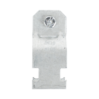 Abrazadera Unicanal para Conduit Pared Gruesa  y PVC de  1/2" (13 mm).