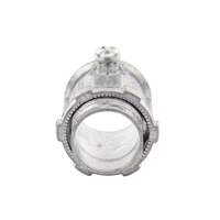 Conector de 3/4" para Tubo Pared Delgada con Tornillos Opresores.