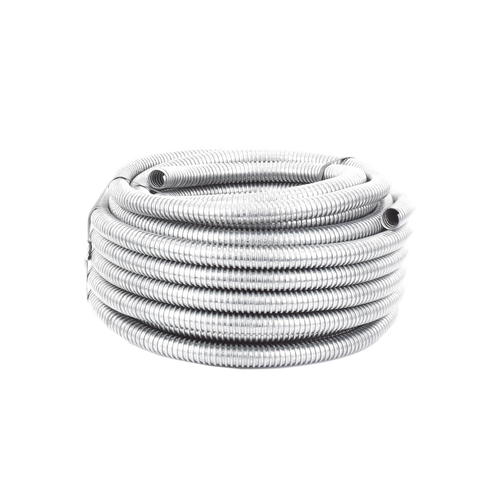 Tubo Flexible galvanizado de 1"  (25 mm) Rollo con 30 mts
