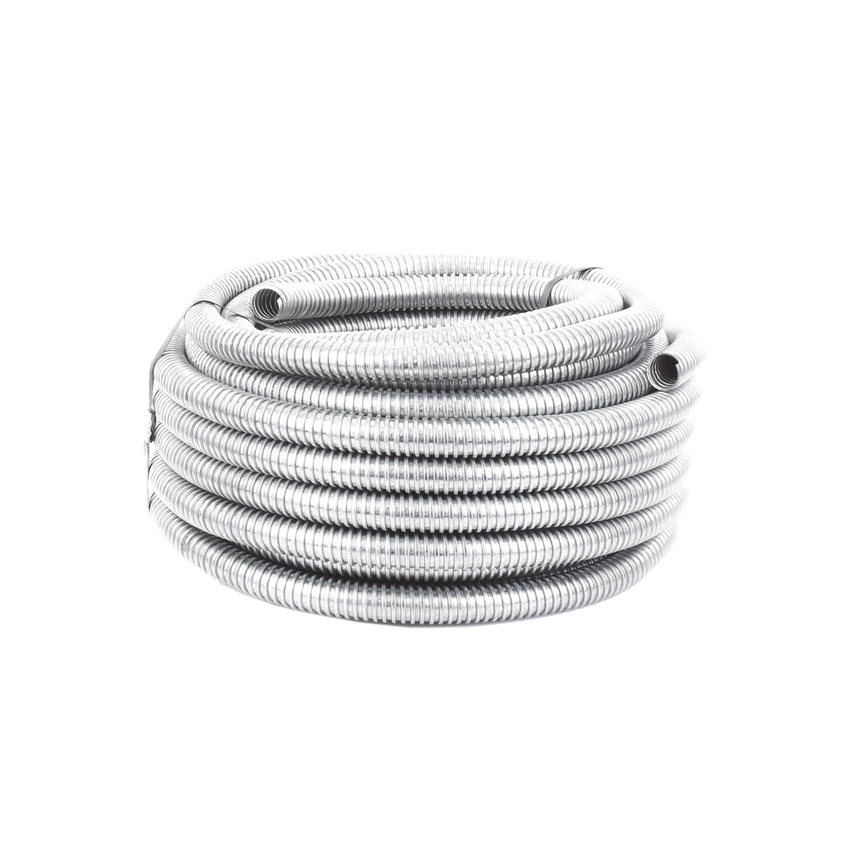 Tubo Flexible galvanizado de 1"  (25 mm) Rollo con 30 mts