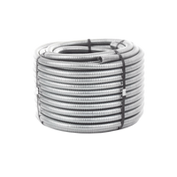 Tubo Flexible tipo Liquidtight de 1" (25 mm). Acero + PVC. Rollo de 30 Metros.
