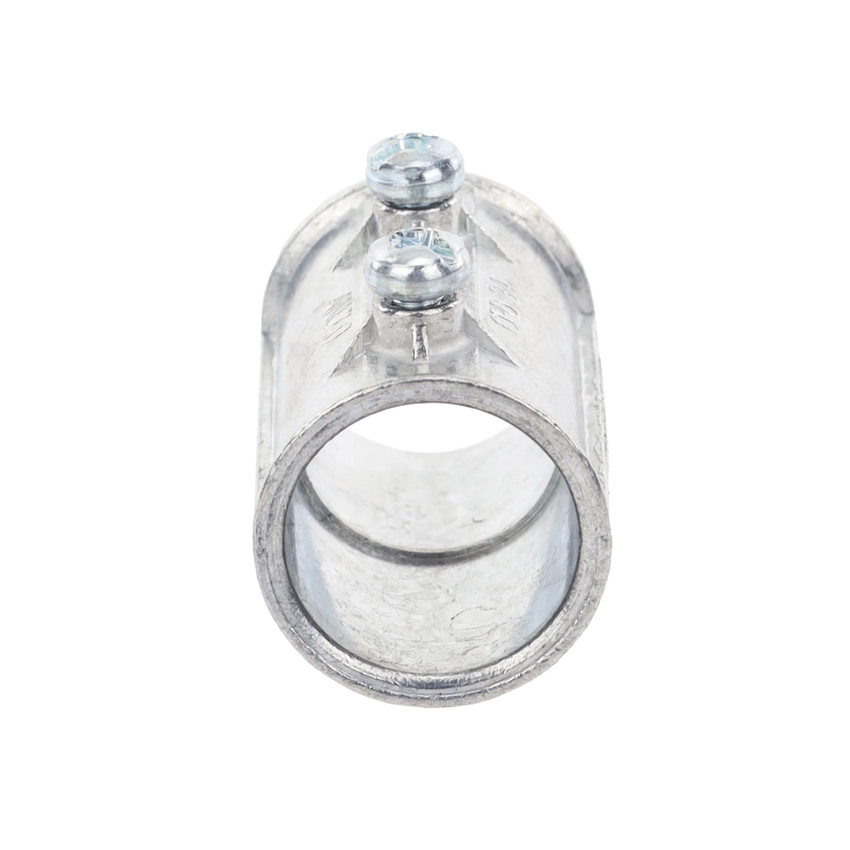 Cople de 3/4" para Tubo Pared Delgada con Tornillos Opresores.