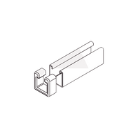 Tope Unicanal Muesca para Tornillo de  3/8" ( 9.5 mm ).