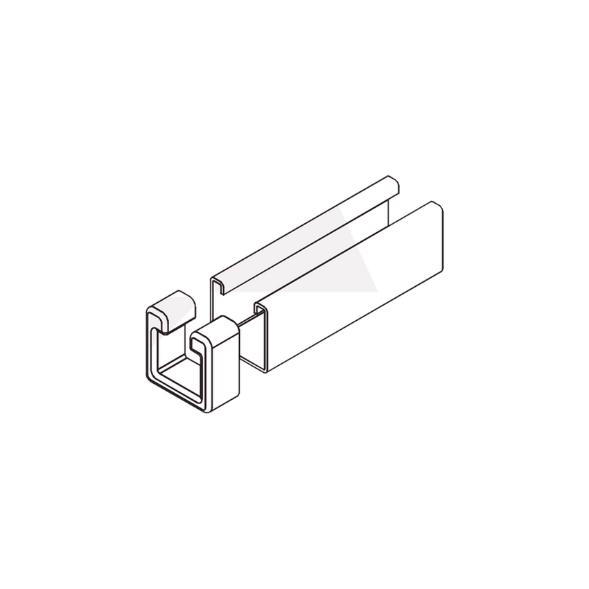 Tope Unicanal Muesca para Tornillo de  3/8" ( 9.5 mm ).