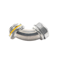 Conector Curvo para tubo tipo Liquidtight 1" (25 mm). Compatible con ANC-COT-100.